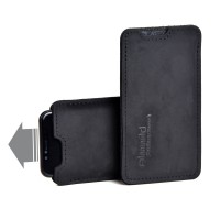 Almwild iPhone X/Xs-Hülle Sattlerschorsch in Schwarz
